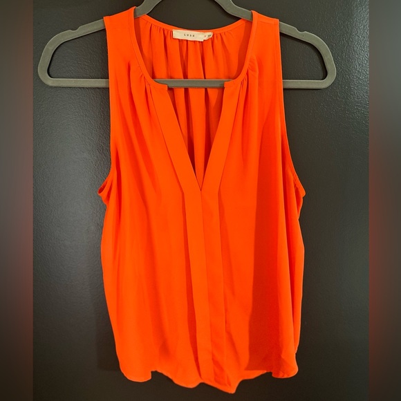 Lush Blouse Tank hot Coral 🪸 size M - Picture 4 of 4